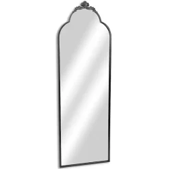 Online Kirklands Home Everlaine Modern Victorian Leaner Mirror Black