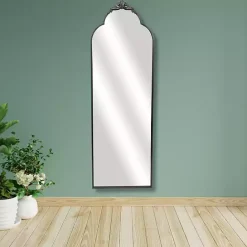 Online Kirklands Home Everlaine Modern Victorian Leaner Mirror Black