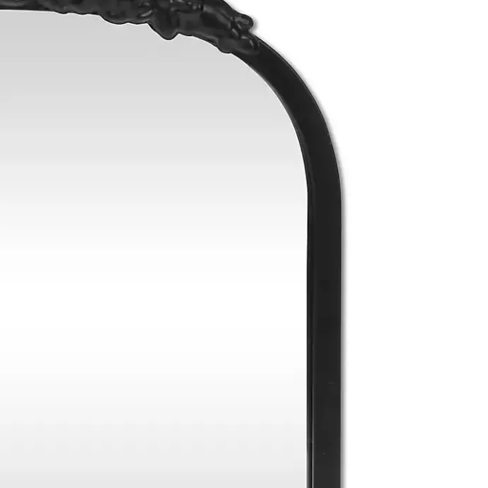 Kirklands Home Everlaine Modern Victorian Wall Mirror Black