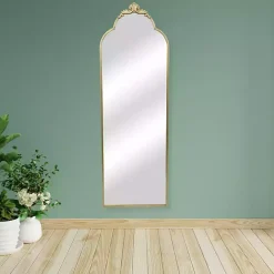 Discount Kirklands Home Everlaine Modern Victorian Leaner Mirror Gold