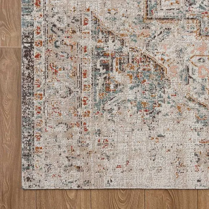 Outlet Kirklands Home Faded Turkish Indoor/Outdoor Area Rug, 5x7 Ivory