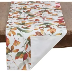Best Kirklands Home Falling Leaves Acorn Harvest Table Runner