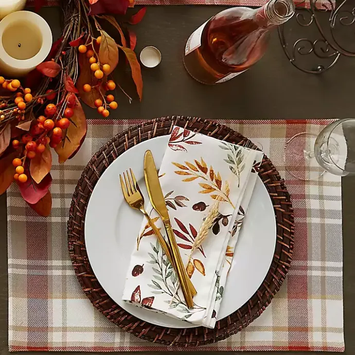 Outlet Kirklands Home Falling Leaves Napkins, Set of 6