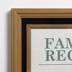Clearance Kirklands Home Family Recipe Framed Wall Plaque