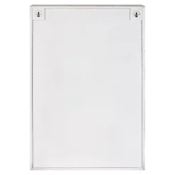 Sale Kirklands Home Farmhouse Chic White Wood & Iron Wall Cabinet