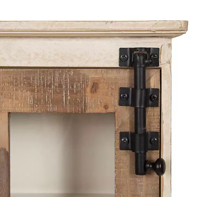 Clearance Kirklands Home Farmhouse 2-Drawer Wall-Mounted Cabinet
