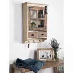 Clearance Kirklands Home Farmhouse 2-Drawer Wall-Mounted Cabinet