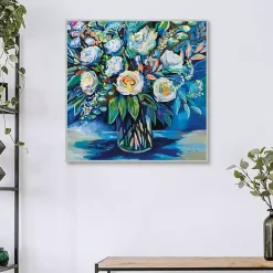Hot Kirklands Home Feeling Framed Canvas Art Print Blue