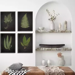 New Kirklands Home Fern Framed Art Prints, Set of 4