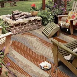 Online Kirklands Home Fernandina Outdoor Area Rug, 6x9 Brown