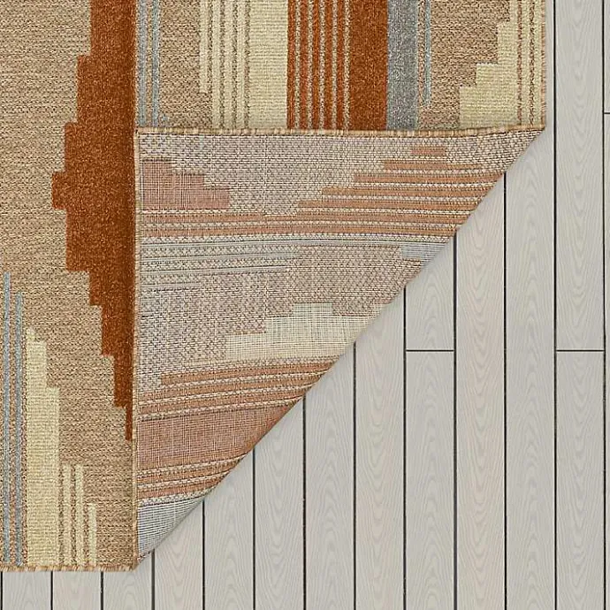 Sale Kirklands Home Fernandina Outdoor Area Rug, 9x12 Brown