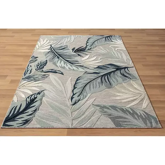 Sale Kirklands Home Ferns and Palms Indoor/Outdoor Area Rug, 5x7
