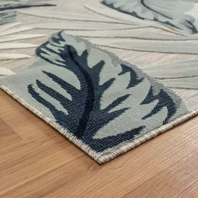Sale Kirklands Home Ferns and Palms Indoor/Outdoor Area Rug, 5x7
