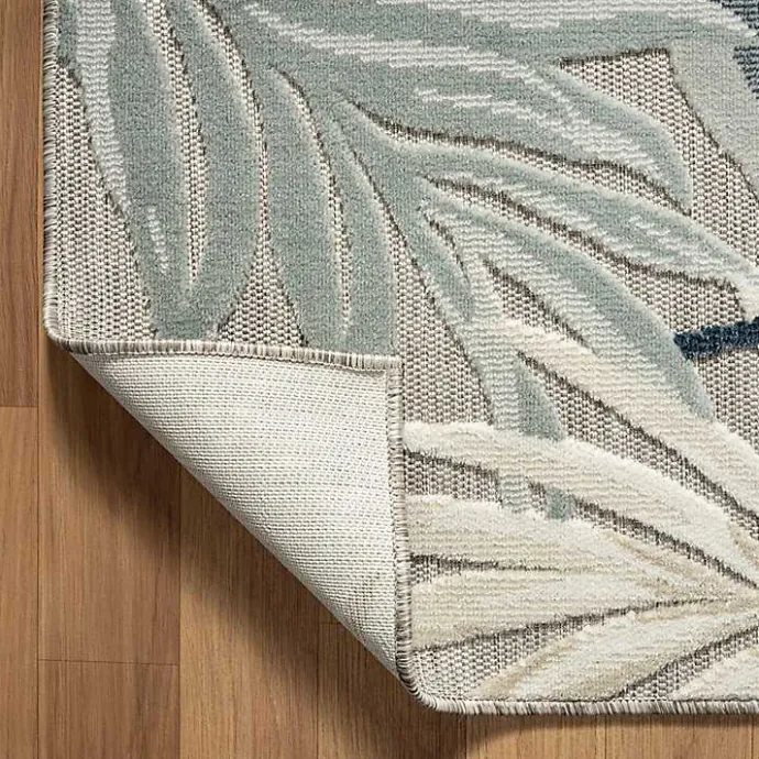 Sale Kirklands Home Ferns and Palms Indoor/Outdoor Area Rug, 5x7