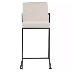 Discount Kirklands Home Fiji Beige Upholstered Counter Stools, Set of 3 Tan