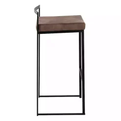 Outlet Kirklands Home Fiji Stackable Bar Stools, Set of 2 Brown