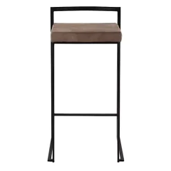 Outlet Kirklands Home Fiji Stackable Bar Stools, Set of 2 Brown