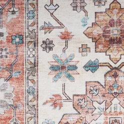 Online Kirklands Home Fiona Vintage Bordered Runner, 2x7