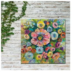 Best Kirklands Home Firecracker Flowers Outdoor Canvas Art Print Multi