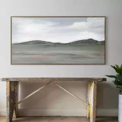 Outlet Kirklands Home Firm Path Abstract Framed Canvas Art Print Gray