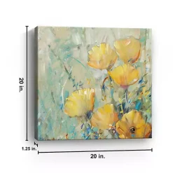 Hot Kirklands Home Floral Expression II Giclee Canvas Art Print Yellow