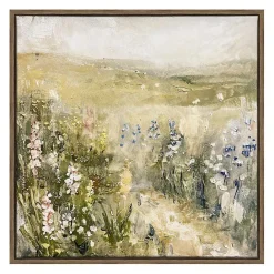 Sale Kirklands Home Floral Meadows Framed Canvas Art Prints, Set of 2 Green