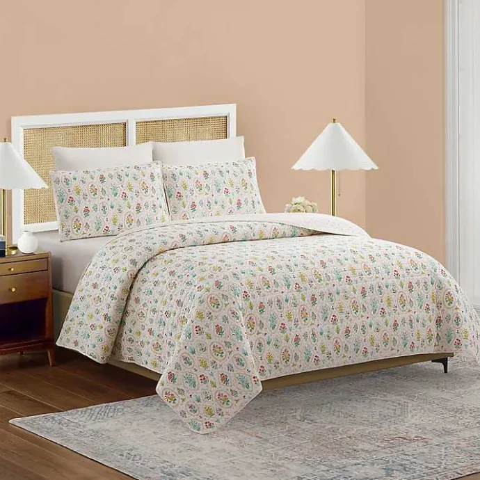 Online Kirklands Home Floral Wallpaper 3-pc. Full/Queen Quilt Set