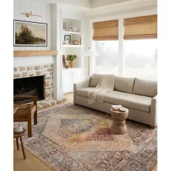 Clearance Kirklands Home Florence Sunset Medallion Area Rug, 7x10
