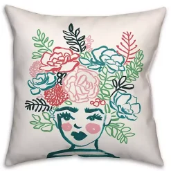 Kirklands Home Flower Crown Outdoor Pillow