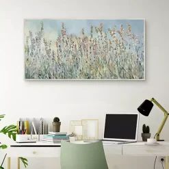 Sale Kirklands Home Flowering Fields Framed Canvas Art Print