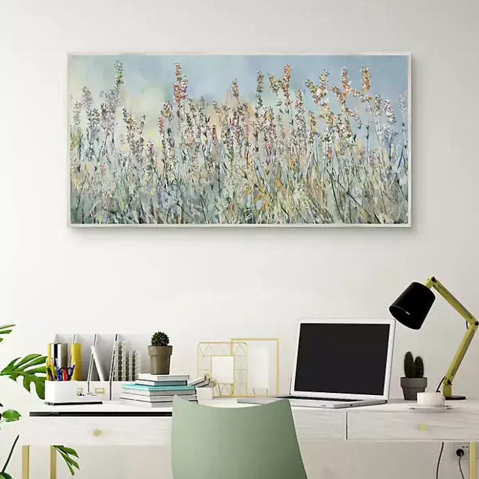Sale Kirklands Home Flowering Fields Framed Canvas Art Print