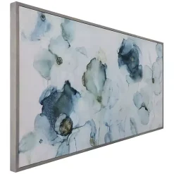 Sale Kirklands Home Flowering Indigo Floral Framed Art Print