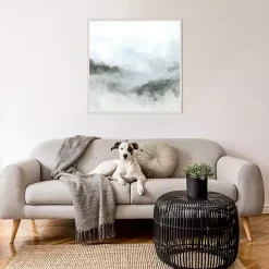 Discount Kirklands Home Fog in the Hills Framed Canvas Art Print