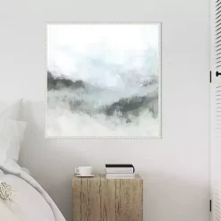 Discount Kirklands Home Fog in the Hills Framed Canvas Art Print