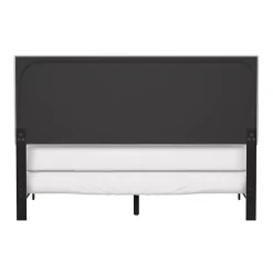 Online Kirklands Home Fog Upholstered Nailhead Trim Queen Bed Gray