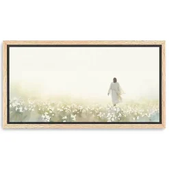 Sale Kirklands Home Follow Me Framed Canvas Art Print, 22x42 Multi