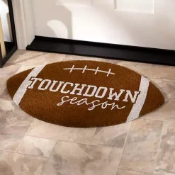 Sale Kirklands Home Football Touchdown Season Doormat Brown