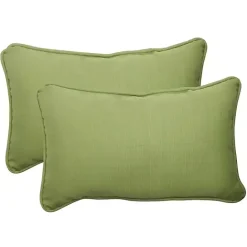 Online Kirklands Home Forest Welt Outdoor Lumbar Pillows, Set of 2 Green