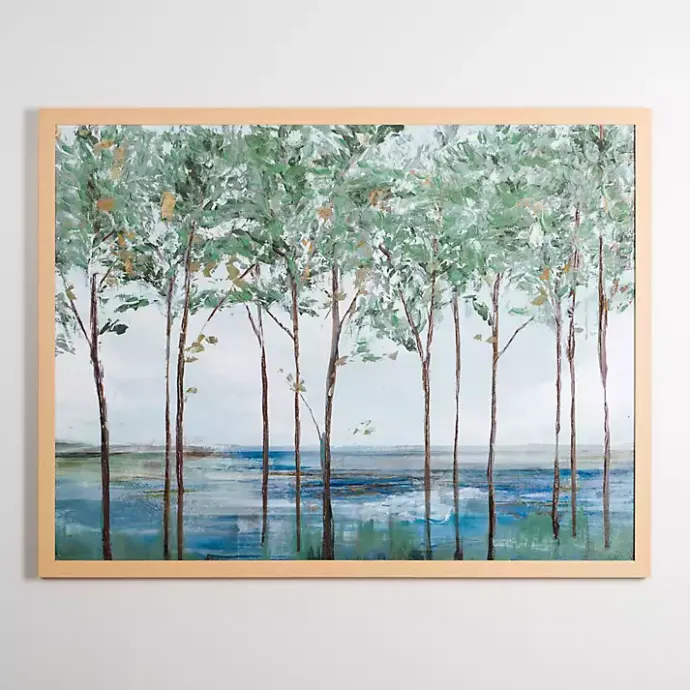 Hot Kirklands Home Forest Peak II Wood Framed Art Print