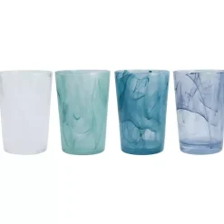 Discount Kirklands Home Fortessa Swirl Tall Glasses, Set of 6 Blue