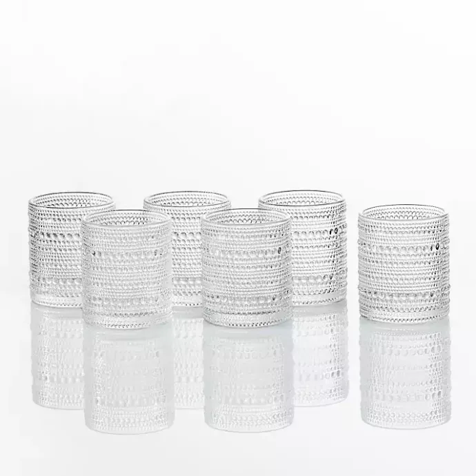 Best Kirklands Home Fortessa Bead Short Glasses, Set of 6 Clear