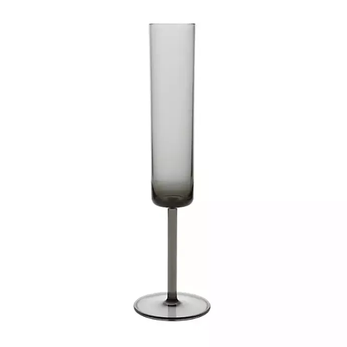 Sale Kirklands Home Fortessa Urbo Champagne Flutes, Set of 6 Gray