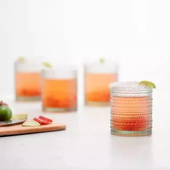 Discount Kirklands Home Fortessa Sage Bead Short Glasses, Set of 6 Green