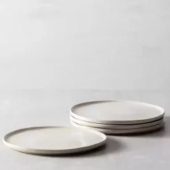 Outlet Kirklands Home Fortessa Sand Ceramic Dinner Plates, Set of 4 Tan