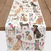 Hot Kirklands Home Fourth of July Patriotic Pups Table Runner, 72 in.