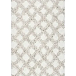 Online Kirklands Home Francis Shaggy Diamond Trellis Area Rug, 7x9