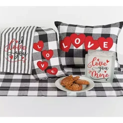 New Kirklands Home Franklin Black Gingham Table Runner