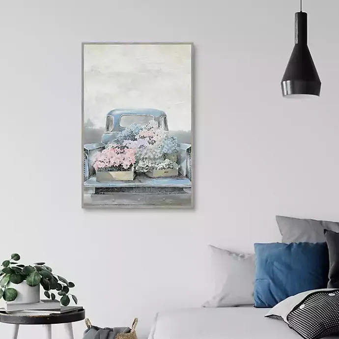 Sale Kirklands Home Fresh Picked in a Pickup Framed Canvas Art Print