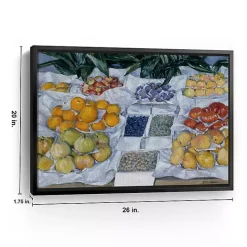 Outlet Kirklands Home Fruit Displayed on Stand Canvas Print, 26x20 in.