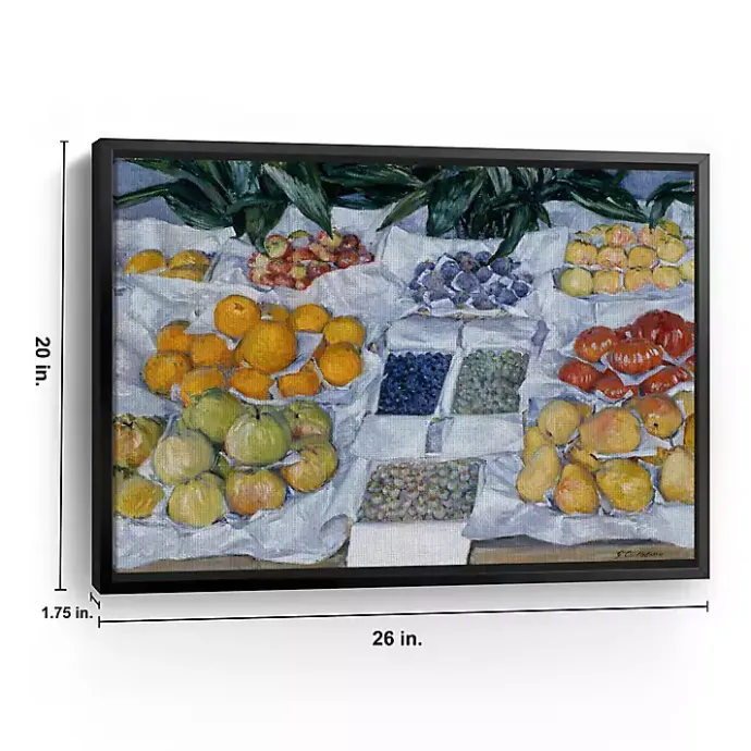 Outlet Kirklands Home Fruit Displayed on Stand Canvas Print, 26x20 in.